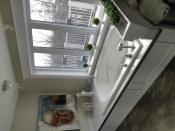 Grey/White bath after